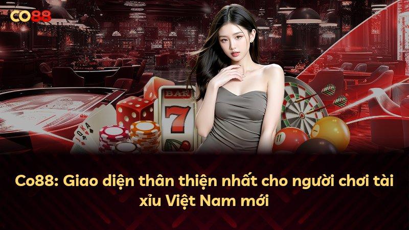 Co88: Giao diện thân thiện nhất cho người chơi tài xỉu Việt Nam mới