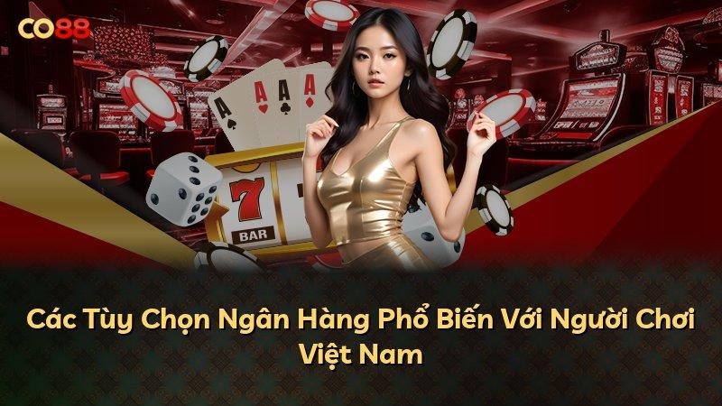 Các Tùy Chọn Ngân Hàng Phổ Biến Với Người Chơi Việt Nam