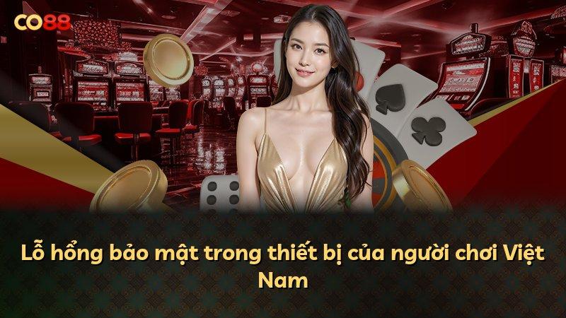 Lỗ hổng bảo mật trong thiết bị của người chơi Việt Nam