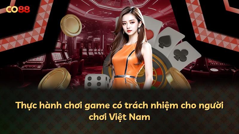 Thực hành chơi game có trách nhiệm cho người chơi Việt Nam