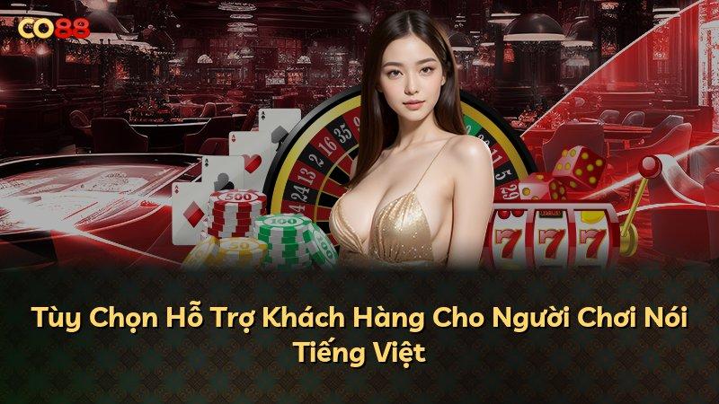 Tùy Chọn Hỗ Trợ Khách Hàng Cho Người Chơi Nói Tiếng Việt